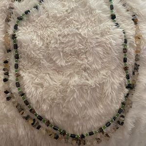 Natural stone necklace/bracelets!